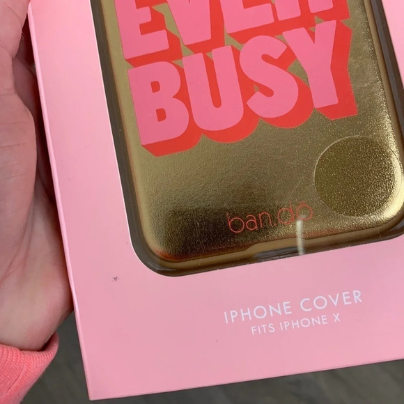 Ban.do Forever Busy  Gold iPhone X Case - Picture 5 of 6
